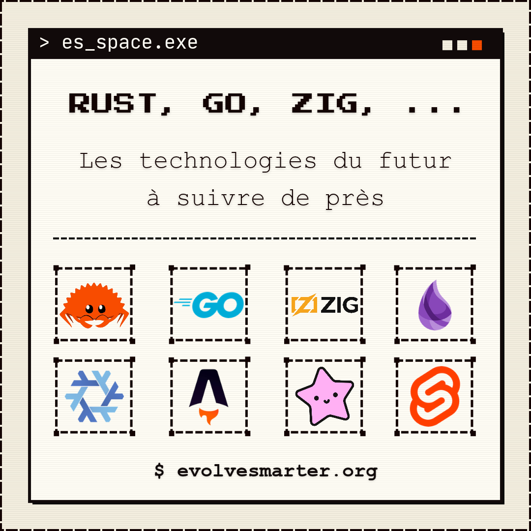 Rust, Go, Zig... : des technologies à suivre de près